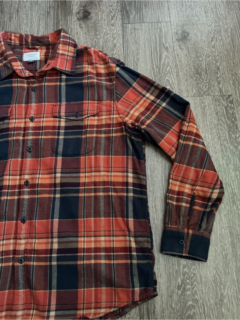 Plaid Button-Up Shirt - Picture 3 of 9